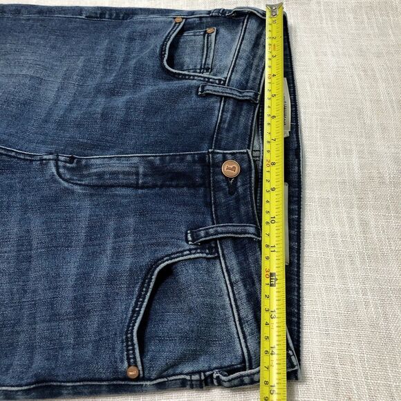 Anthropologie Pilcro High Rise Bootcut Jeans Womens 28 Button Hem Boho Western - Picture 11 of 15